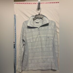 Columbia Light Blue Patterned Pullover